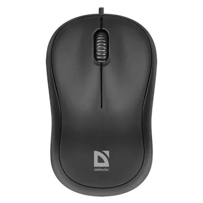 Ratón Defender PATCH MS-759 USB 1000DPI Negro Ambidiestro Compacto