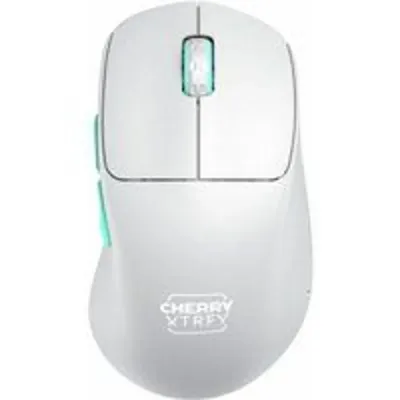 Ratón Gaming Cherry XTRFY M64 Wireless 26000DPI 53g Azul Turquesa Blanco