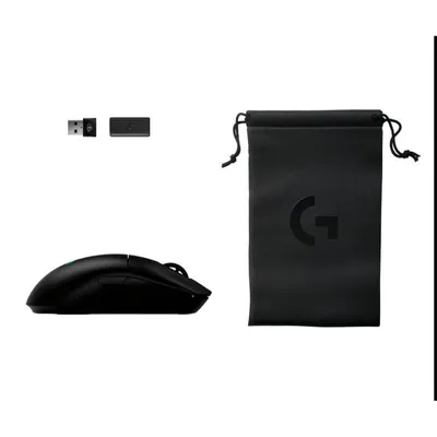 Ratón Logitech G Pro 2 Lightspeed inalámbrico 44000DPI Negro RGB Bluetooth funda dongle