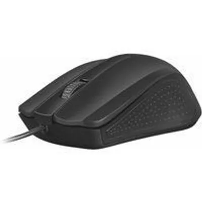 Ratón Natec con cable 1200 DPI ergonomía para diestros USB negro