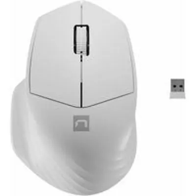 Ratón NATEC inalámbrico Bluetooth 1600 DPI compacto blanco para mano derecha