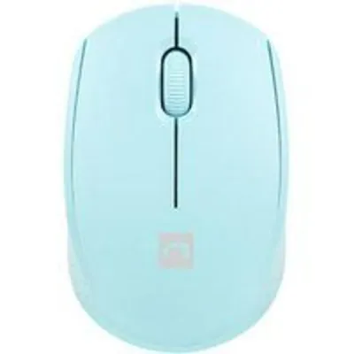 Ratón NATEC inalámbrico Bluetooth + USB 1600 DPI ambidiestro azul claro