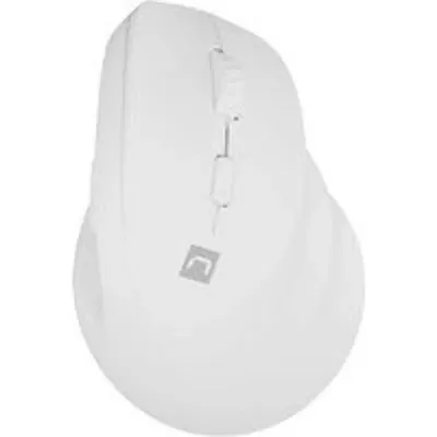 Ratón Natec inalámbrico vertical 2400 DPI RF Wireless + Bluetooth blanco