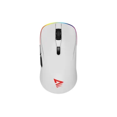 Ratón Savio Rift White Dual Mode Inalámbrico Bluetooth 10000DPI RGB Blanco Ultraligero