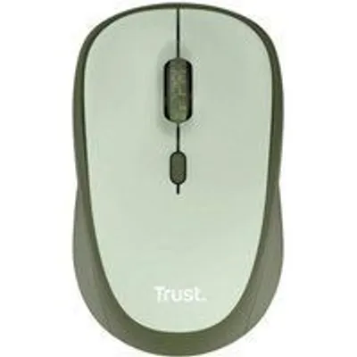 Ratón Trust inalámbrico 1600 DPI compacto ecológico Silent ajustable Verde