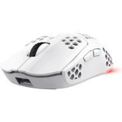 Ratón Trust inalámbrico 4800 DPI RGB ultraligero blanco 6 botones