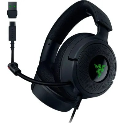 Razer Kraken V4 X Auriculares Gaming USB Negros