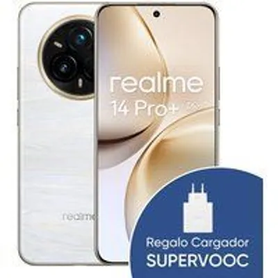 Realme 14 Pro Plus 5G 12GB/512GB Smartphone 6.83" 120Hz 80W Android 15 Blanco + Cargador 120W