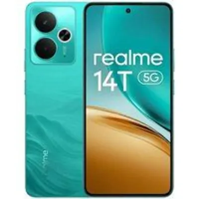 Realme 14T 5G Smartphone 6.67" AMOLED 8GB/256GB 6000mAh Dimensity 6300 Verde