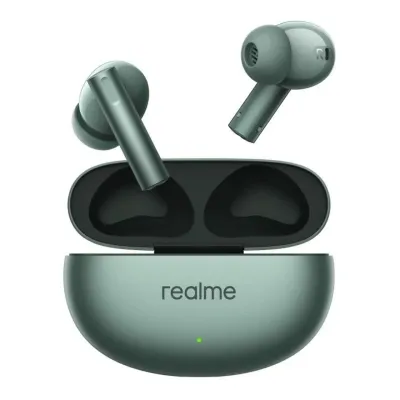 Realme Auriculares inalámbricos Bluetooth 5.3 con Cancelación Activa de Ruido y 6 Micrófonos