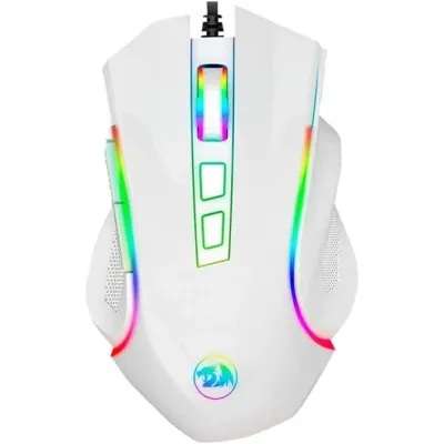 Redragon M607W Griffin Ratón Gaming RGB 7200 DPI Blanco