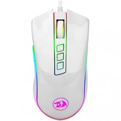 Redragon M711 Cobra White RGB Ratón Gaming 10000 DPI