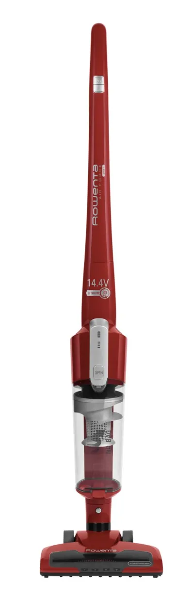 Rowenta Air Force Light RH6543 aspiradora de pie y escoba eléctrica Aspiradora escoba Batería Secar Sin bolsa 0,65 L Rojo