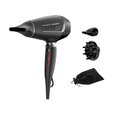 Rowenta K/Pro Stylist CV888L Secador 2200W Negro Cromo