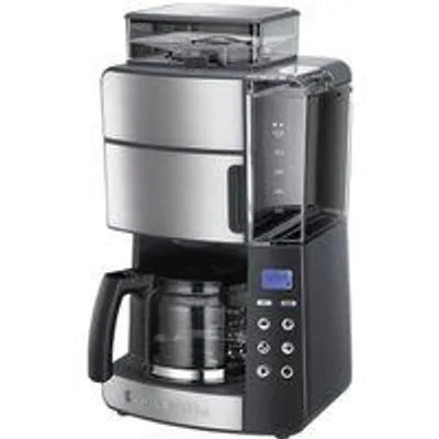 Russell Hobbs Grind and Brew Glass Carafe Cafetera Automática Combinada 1.25L