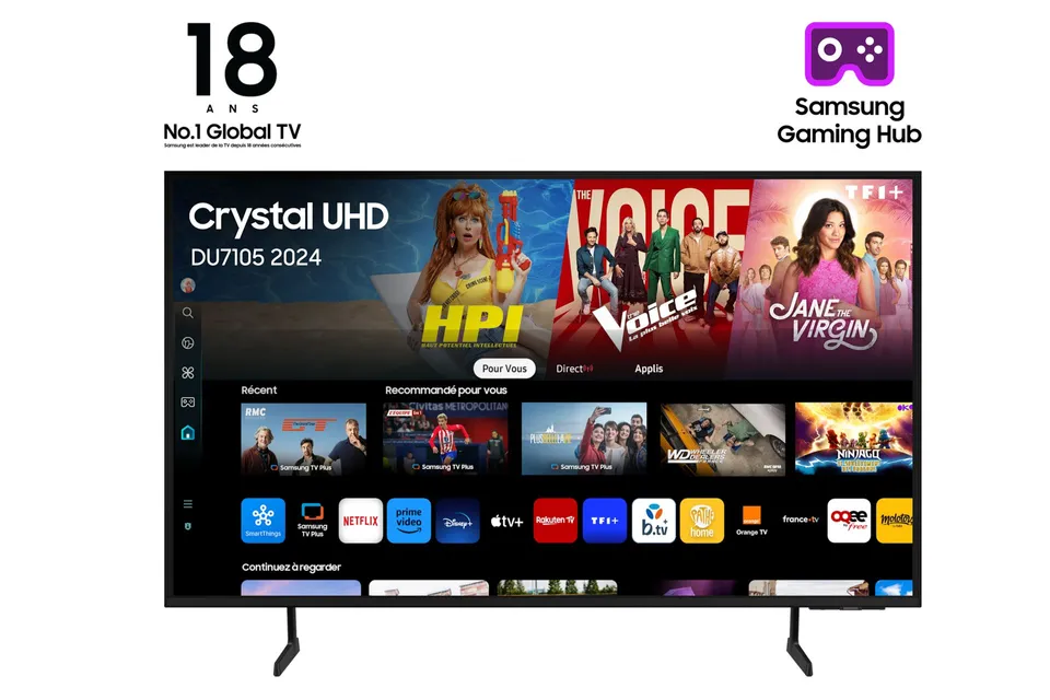 Samsung DU7105 TU75DU7105K 190,5 cm (75") 4K Ultra HD Smart TV Wifi Negro