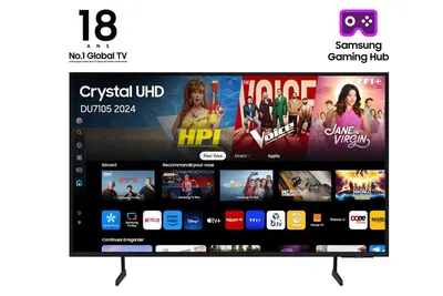 Samsung DU7105 TU75DU7105K 190,5 cm (75") 4K Ultra HD Smart TV Wifi Negro