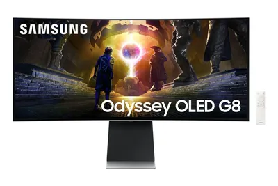 Samsung G85SD Monitor 34" UltraWide QHD OLED Plata