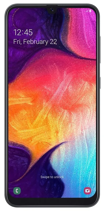 Samsung Galaxy A50 SM-A505F 16,3 cm (6.4") SIM doble 4G USB Tipo C 4 GB 128 GB 4000 mAh Negro