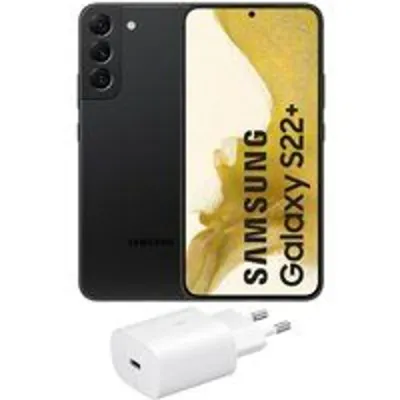 Samsung Galaxy S22 Plus 5G 256GB Negro Libre + Cargador 25W