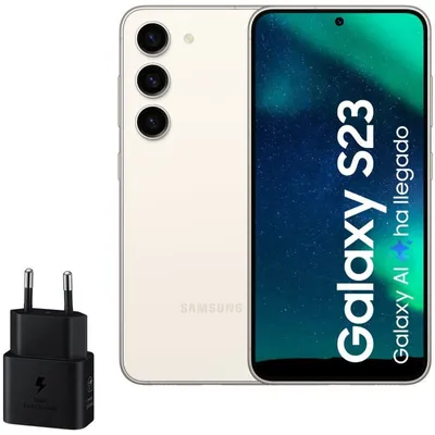 Samsung Galaxy S23 256GB Algodón Libre + Cargador 25W