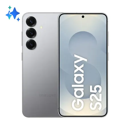 Samsung Galaxy S25 15,8 cm (6.2") SIM doble Android 15 5G USB Tipo C 12 GB 256 GB 4000 mAh Plata
