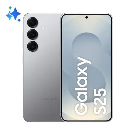 Samsung Galaxy S25 15,8 cm (6.2") SIM doble Android 15 5G USB Tipo C 12 GB 512 GB 4000 mAh Plata