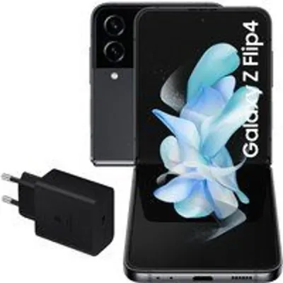 Samsung Galaxy Z Flip4 8/256GB Gris + Cargador de Pared 25W