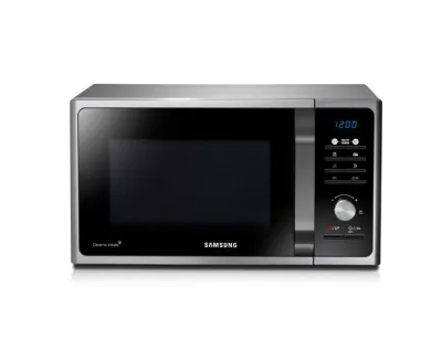 Samsung MG23F301TCS microondas Negro, Plata Microondas con grill Encimera 23 L 800 W