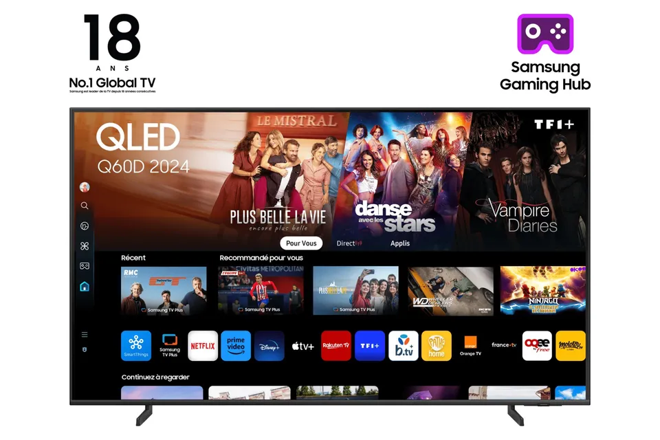 Samsung Q60D TQ43Q60DAU 109,2 cm (43") 4K Ultra HD Smart TV Wifi Titanio