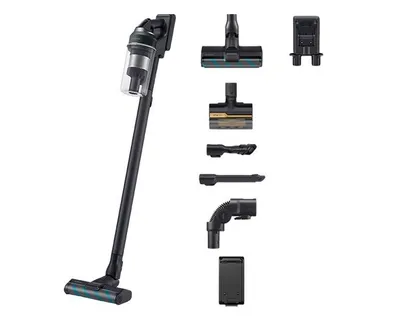 Samsung VS20C852CTN Aspiradora escoba 2 en 1 Batería Secar Sin bolsa 580 W Negro, Cromo, Verde, Madera