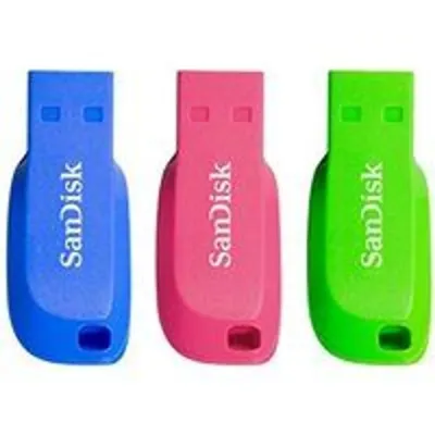 Sandisk Cruzer Blade 16GB USB 2.0 Pack Triple