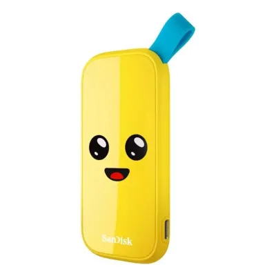 SanDisk SDSSDE30-1T00-G25F 1TB USB3.2 Gen2 Amarillo Cable C-A