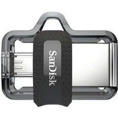 SanDisk Ultra Dual m3.0 64GB USB 3.0 Gris/Plata