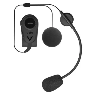 SBS Auricular Mono Inalámbrico para Moto Negro