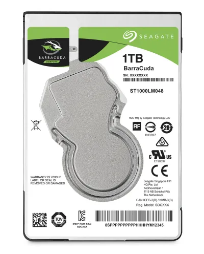 Seagate Barracuda 2.5" 1TB 5400RPM 128MB SATA III