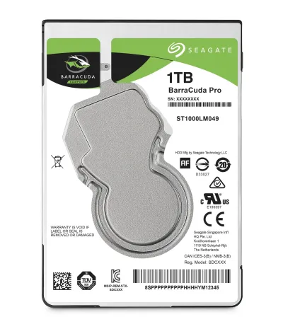 Seagate Barracuda Pro 1TB 2.5" 7200RPM