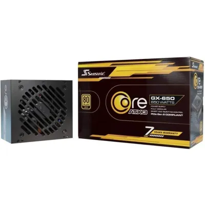 Seasonic Core GX-650 V2 650W ATX3.1/PCIe5.1 80+ Gold Modular