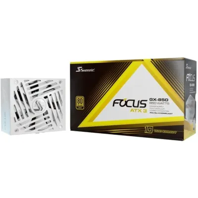 Seasonic Focus GX-850 White 850W 80+ Gold PCIe 5.1 Modular