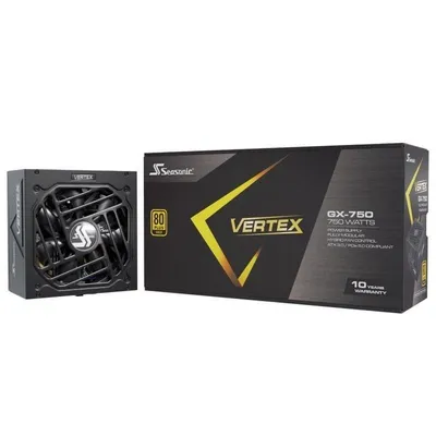 Seasonic VERTEX GX-750 ATX3.0 750W 80+ Gold Silent Fan