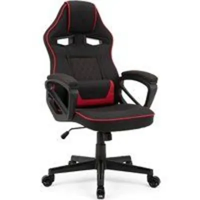 Sense7 Knight Tela Silla Gaming Negra/Roja