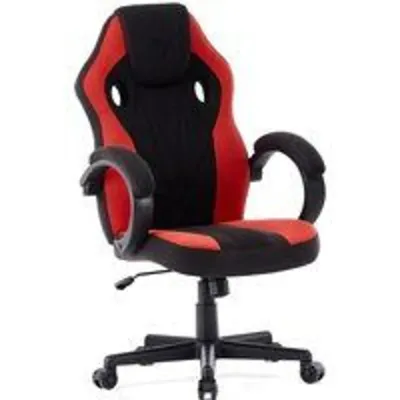 Sense7 Prism Tela Silla Gaming Negra/Roja