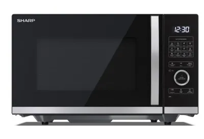 Sharp YC-QG254AE-B microondas Negro Microondas combinado Encimera 25 L 900 W