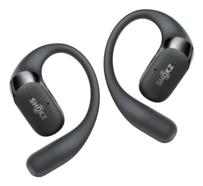 SHOKZ OpenFit 2 Auriculares Inalámbrico gancho de oreja, De oreja abierta Llamadas/Música/Deporte/Uso diario Negro