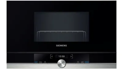 Siemens BE634RGS1 microondas Negro, Acero inoxidable Integrado 21 L 900 W