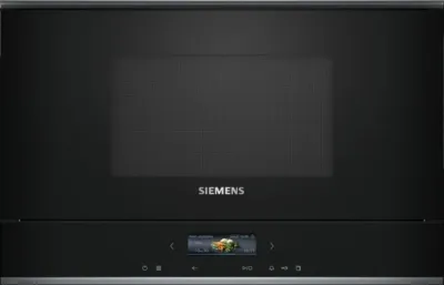 Siemens BF722R1B1 microondas Negro Solo microondas Integrado 21 L 900 W