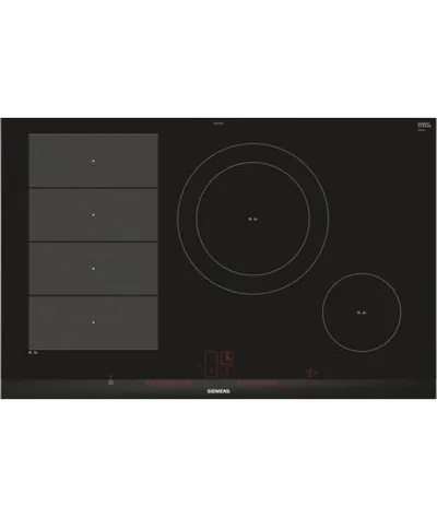 Siemens EX875LEC1E hobs Negro, Acero inoxidable Integrado Con placa de inducción 4 zona(s)