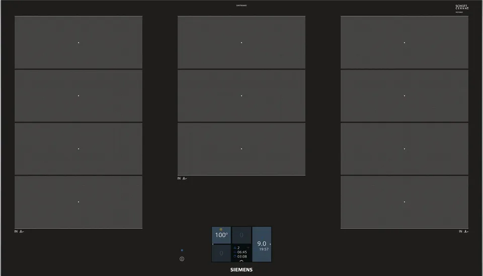 Siemens EX975KXW1E hobs Negro Integrado Con placa de inducción 5 zona(s)