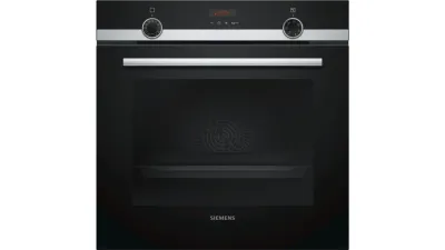 Siemens iQ300 HB574AER0 horno 71 L 3600 W Negro, Acero inoxidable