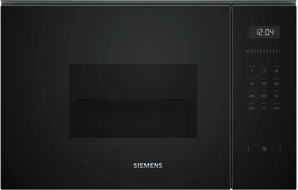 Siemens iQ500 BE525LMB1 microondas Negro Microondas con grill Integrado 20 L 800 W